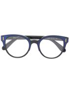 Prada Eyewear Round Glasses - Blue