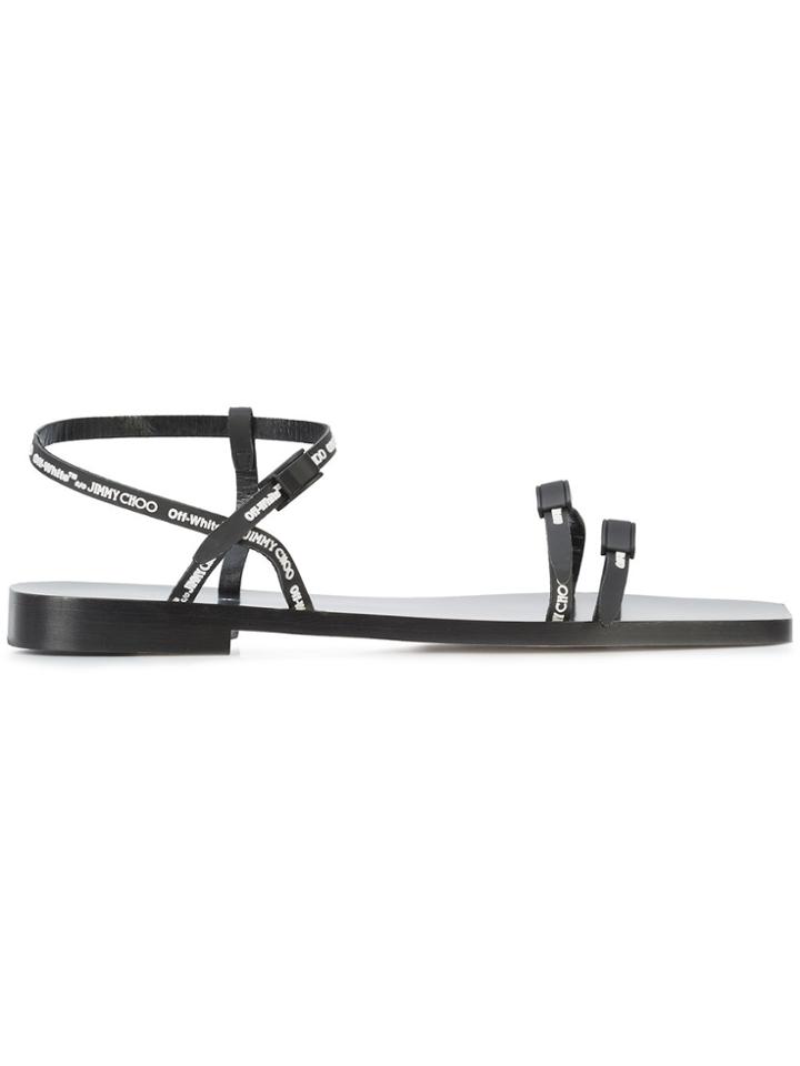 Off-white C/o Jimmy Choo Black Jane Sandals