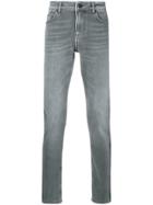 Karl Lagerfeld Slim Fit Side Stripe Jeans - Grey