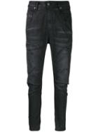 Diesel Faded Slim Jeans - Black