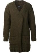 Christopher Raeburn Hand-knit Oversized Cardigan, Men's, Size: Xs/s, Green, Wool