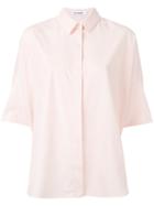 Jil Sander Shortsleeve Shirt, Women's, Size: 34, Pink/purple, Cotton