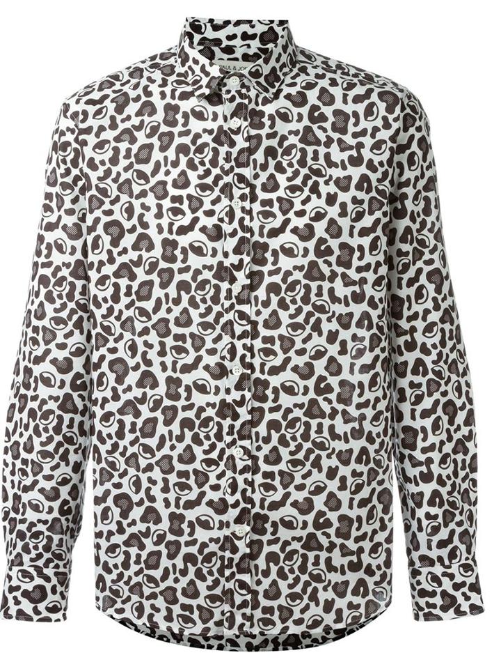 Paul & Joe Eye Print Shirt, Men's, Size: Xl, White, Cotton