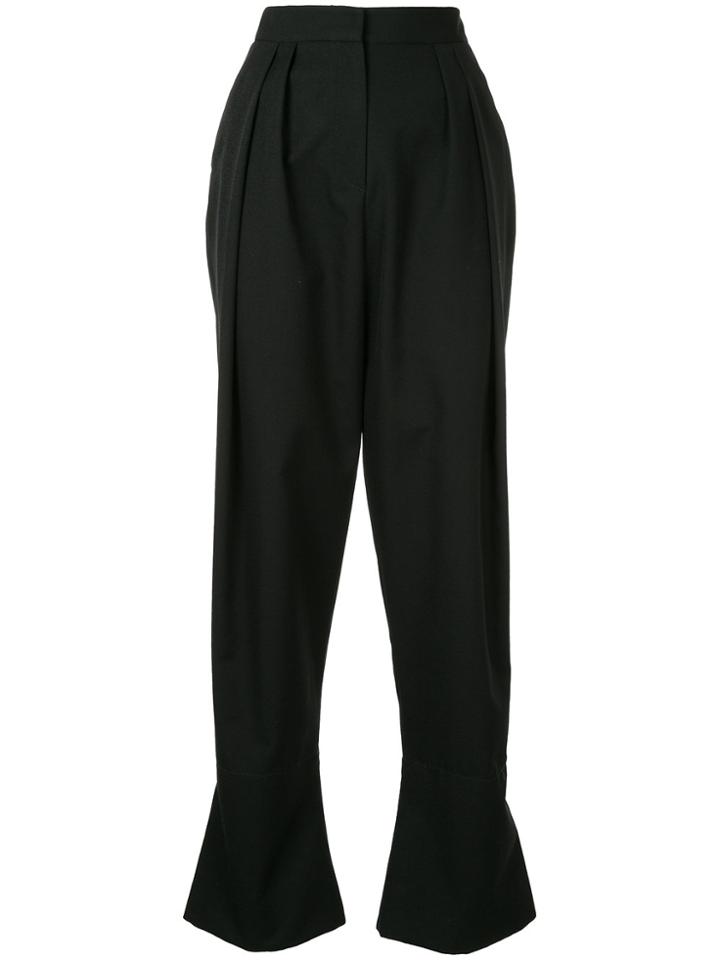 Christopher Esber Printed Turn-up Cuff Trousers - Black
