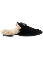 Emanuela Caruso Embellished Mules - Black