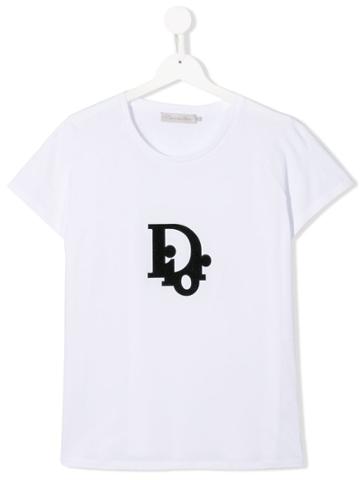 Baby Dior Teen Logo T-shirt - White