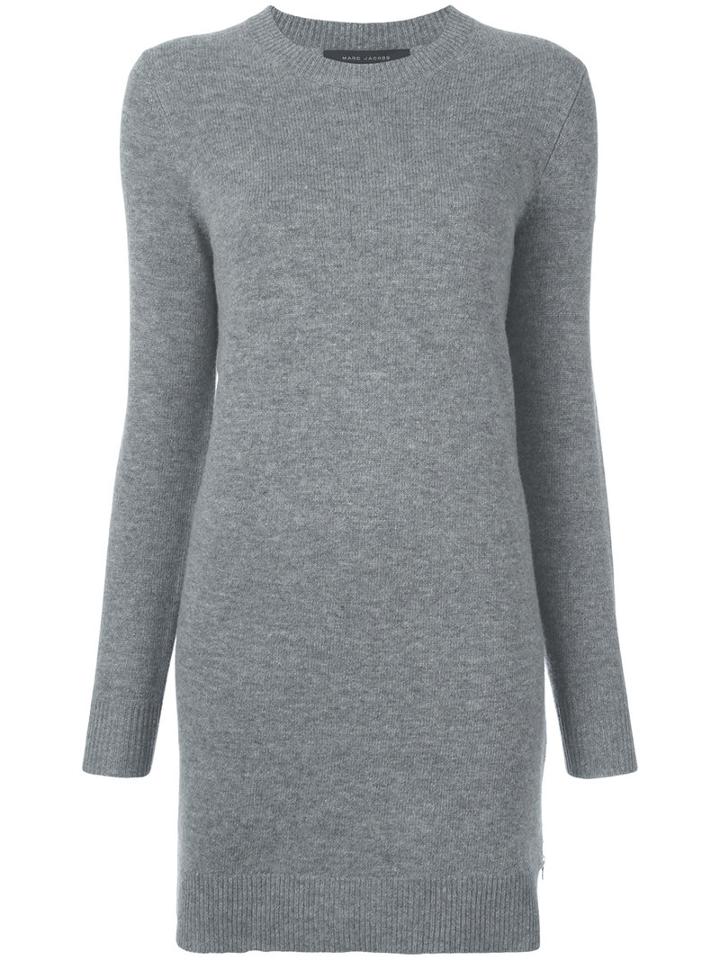 Marc Jacobs Knitted Dress, Women's, Size: Small, Grey, Wool