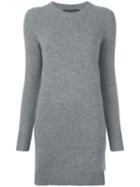 Marc Jacobs Knitted Dress, Women's, Size: Small, Grey, Wool