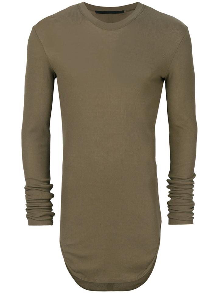 Julius Rear Strap Detail T-shirt - Green