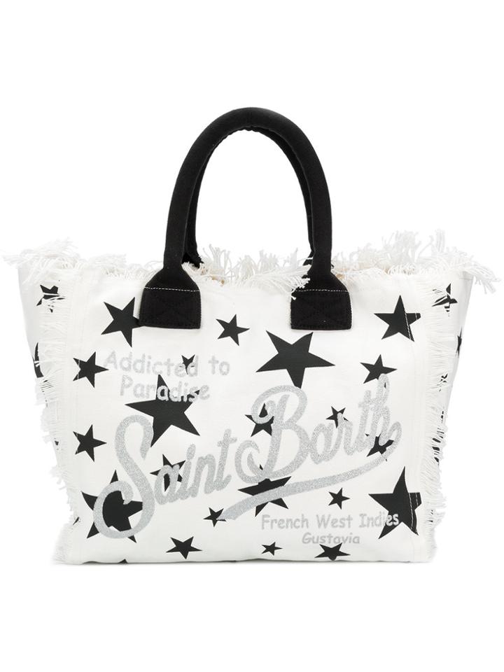 Mc2 Saint Barth Fantasia Star Tote - White