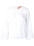 Nº21 Broderie Anglaise Blouse - White