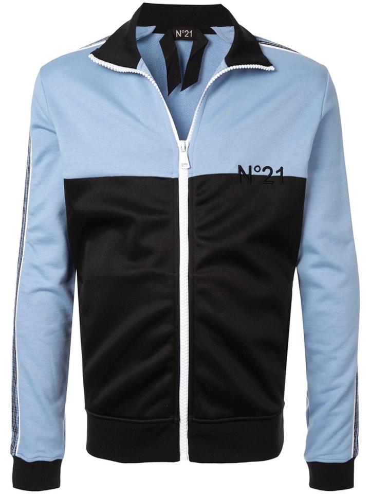 Nº21 Colour Block Track Jacket - Blue
