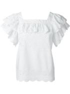 Philosophy Di Lorenzo Serafini Broderie Anglaise Panel Blouse