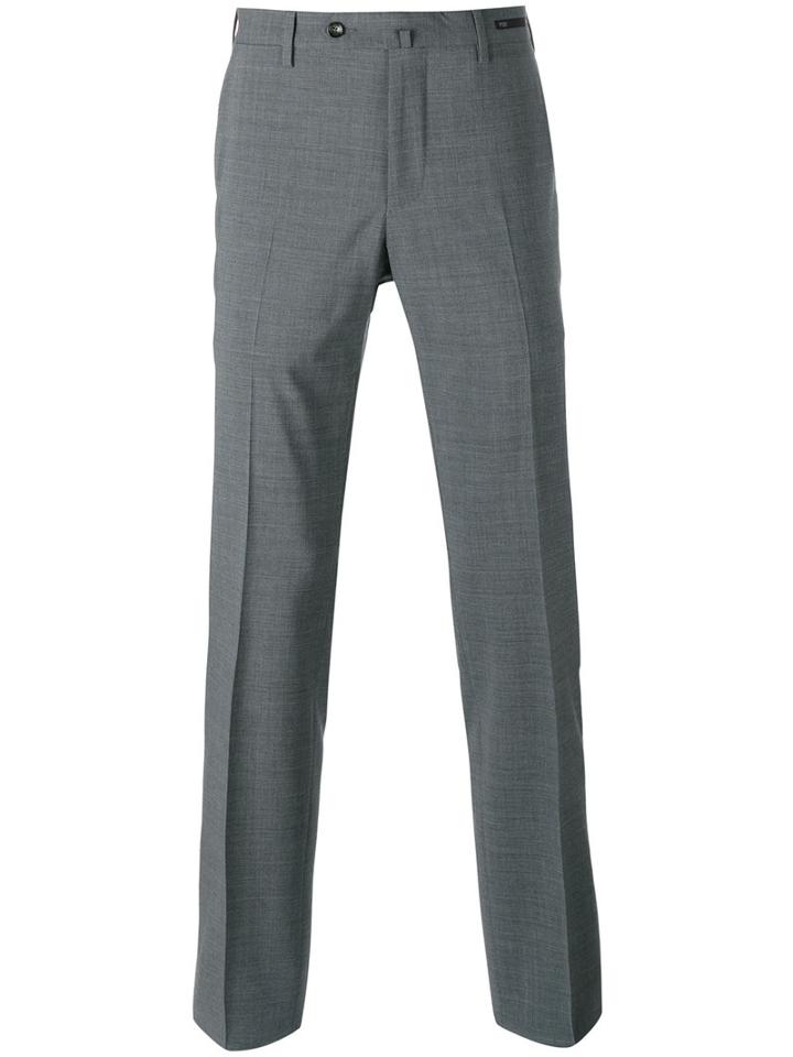 Pt01 Tailored Trousers, Men's, Size: 54, Grey, Polyester/spandex/elastane/virgin Wool