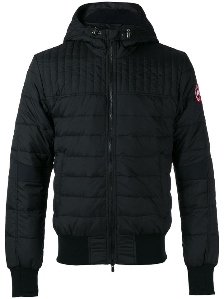 Canada Goose Hooded Zip Jacket - Black