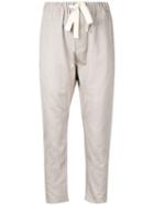 Bassike - Relaxed Pants - Women - Cotton - 10, Grey, Cotton