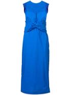 Eudon Choi Tie Knot Dress - Blue