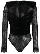 Dundas Lace Bodysuit - Black