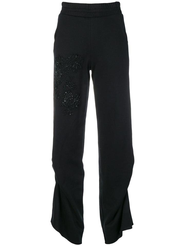 Almaz Embellished Track Pants - Black