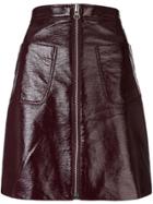 Mcq Alexander Mcqueen Short Zip-up Skirt - Red