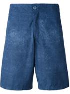 Fashion Clinic Timeless - Washed Swim Shorts - Men - Nylon/spandex/elastane - S, Blue, Nylon/spandex/elastane