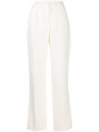 Stella Mccartney High-waisted Straight-leg Trousers - White