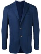 Boglioli Classic Blazer, Men's, Size: 52, Blue, Elastodiene/virgin Wool/acetate/cupro