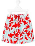 Vilebrequin Kids - Navy Print Swim Shorts - Kids - Cotton/polyamide/polyester - 4 Yrs, Blue