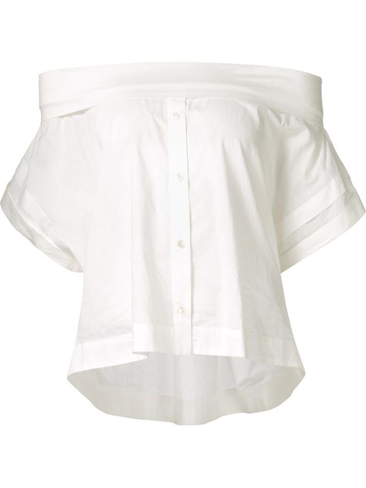 Sea Off-shoulder Shirt