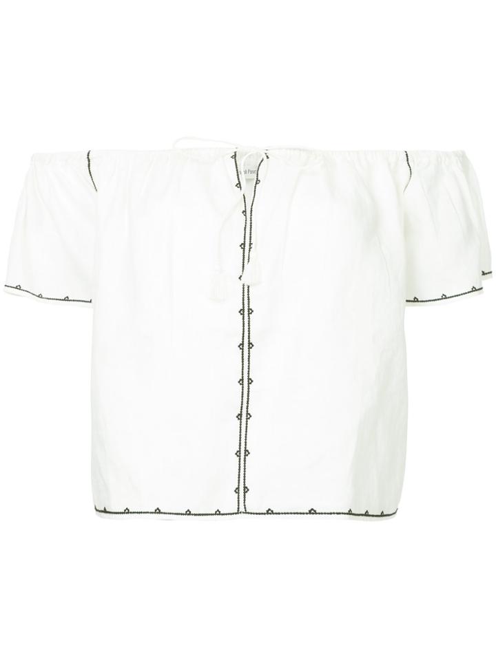 Magali Pascal Off-the-shoulder Blouse - White