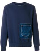 Natural Selection Reworked Pocket Sweatshirt - Blue
