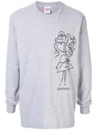 Supreme Sketch Longsleeve Top - Grey