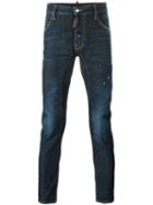 Dsquared2 Tidy Biker Jeans, Men's, Size: 52, Blue, Cotton/spandex/elastane/polyester