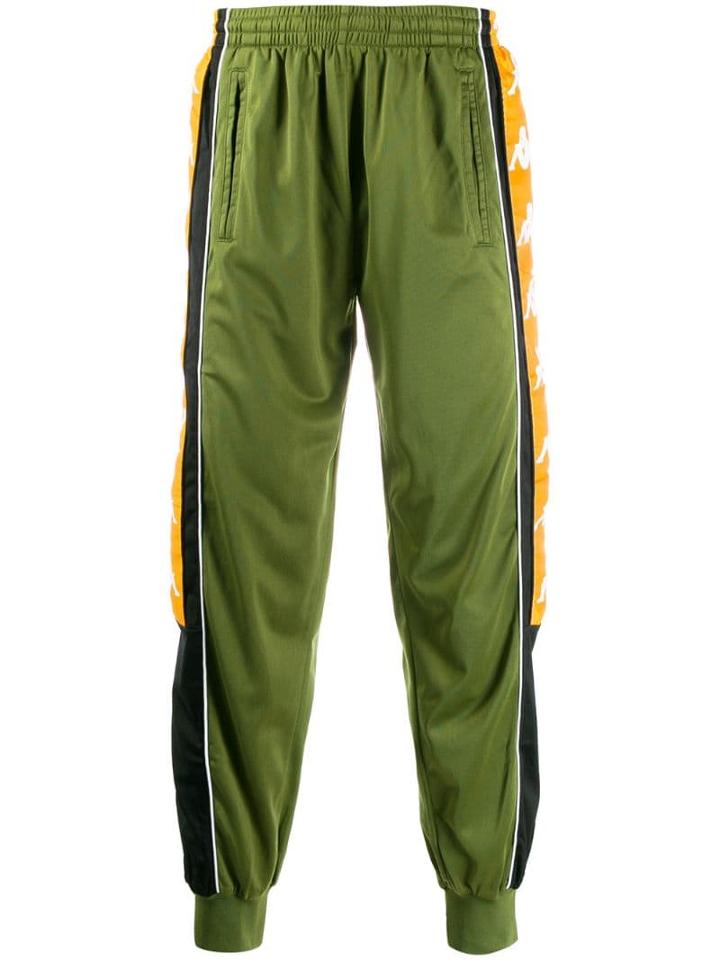 Kappa Logo Tape Track Pants - Green