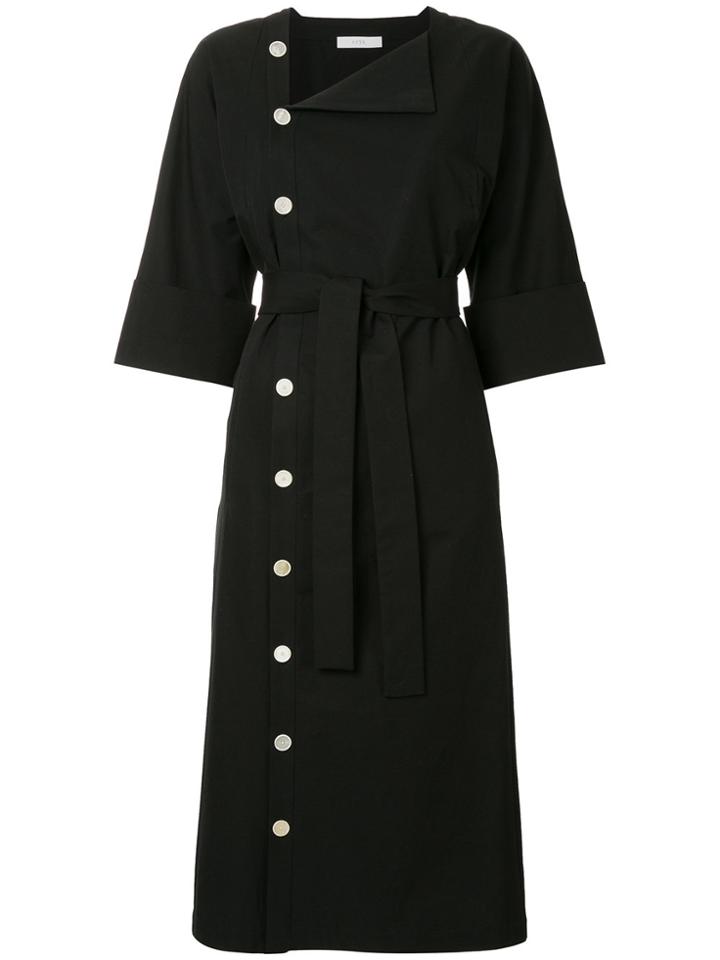 Seya. Button Down Dress - Black