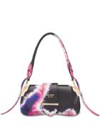 Prada Sidonie Tie-dye Shoulder Bag - Black
