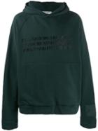 Katharine Hamnett London Embroidered Rick Hoodie - Green