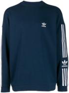 Adidas Contrast Logo Sweatshirt - Blue