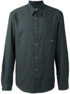 Lemaire Chest Pocket Shirt, Men's, Size: 50, Grey, Cotton/cashmere