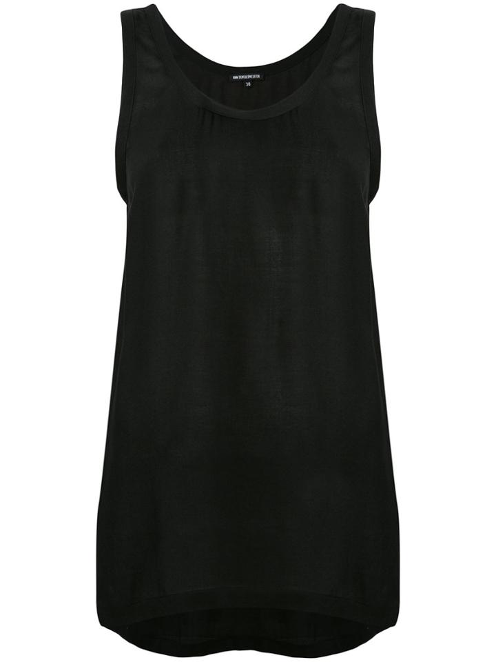 Ann Demeulemeester Scoop Neck Vest - Black