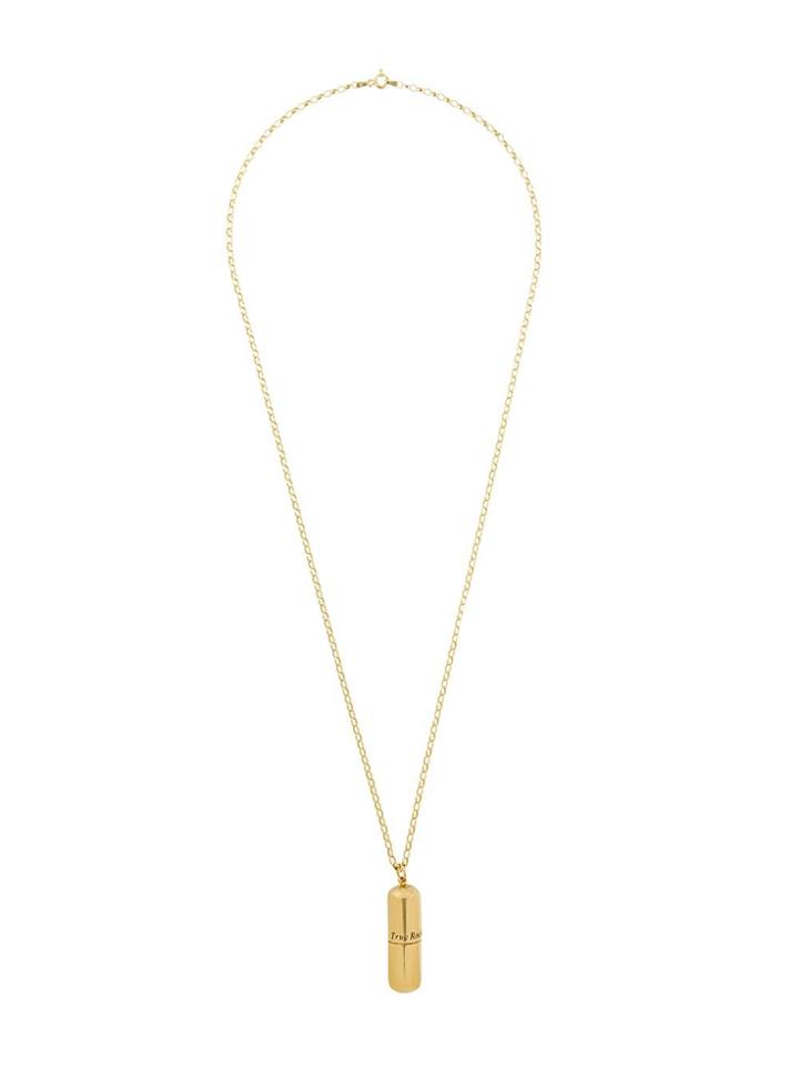 True Rocks 'giant Pills' Necklace - Metallic