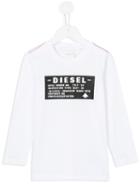 Diesel Kids 'taggi' T-shirt, Boy's, Size: 10 Yrs, White