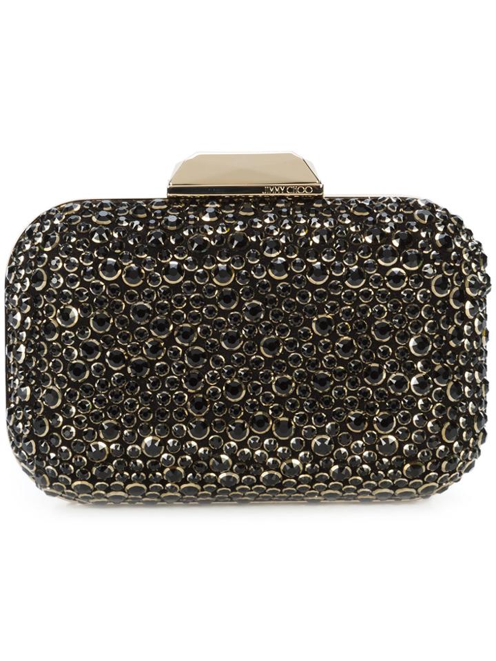 Jimmy Choo Cloud Tube Clutch - Metallic