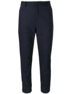 Closed Tailored Cropped Trousers - Blue