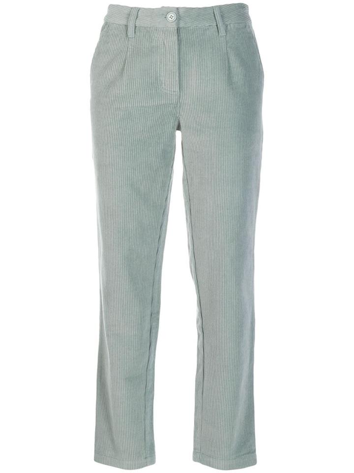Le Mont St Michel Pamela Corduroy Trousers - Green