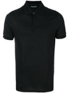 Neil Barrett Printed Back Polo Shirt - Black