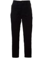Golden Goose Deluxe Brand - Cropped Corduroy Trousers - Women - Cotton/polyester/cupro - S, Blue, Cotton/polyester/cupro