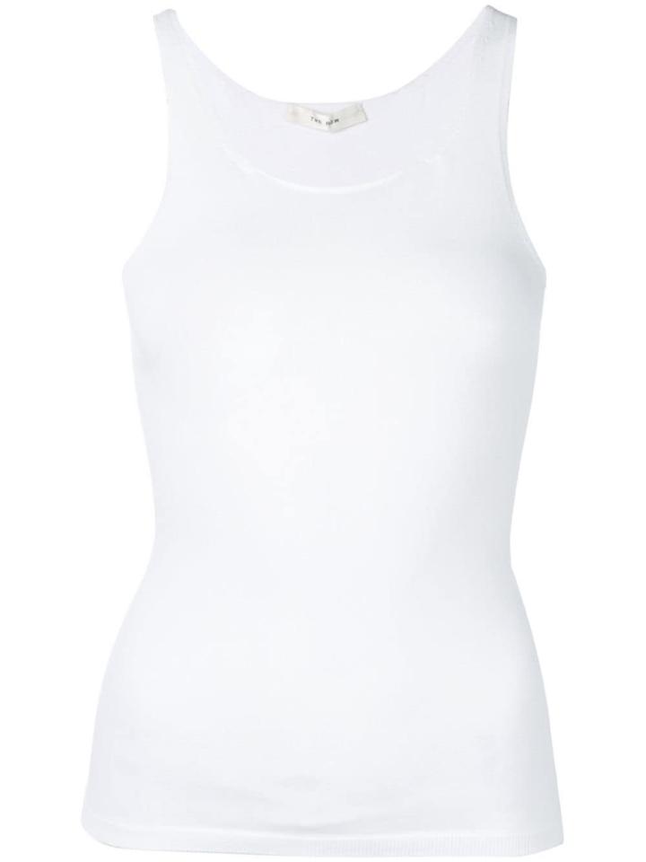 The Row Plain Tank Top - White