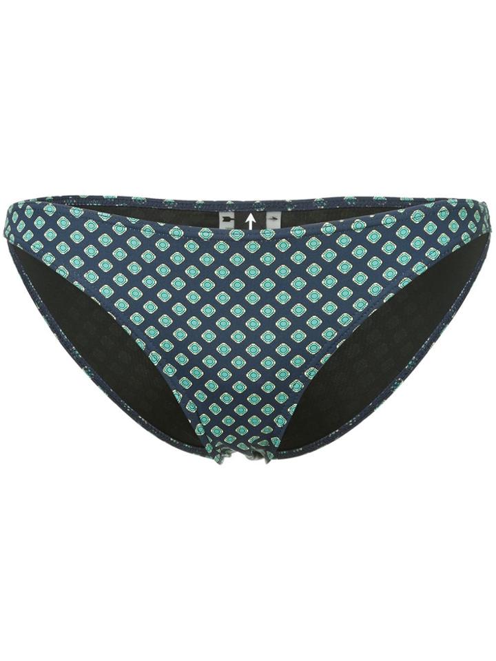 The Upside Patterned Bikini Bottoms - Blue