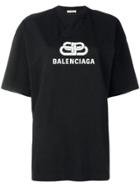 Balenciaga Oversized Bb T-shirt - Black